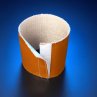 Firesleeve Silicone Rubber Coated Fiberglass Sleeve with Velcro